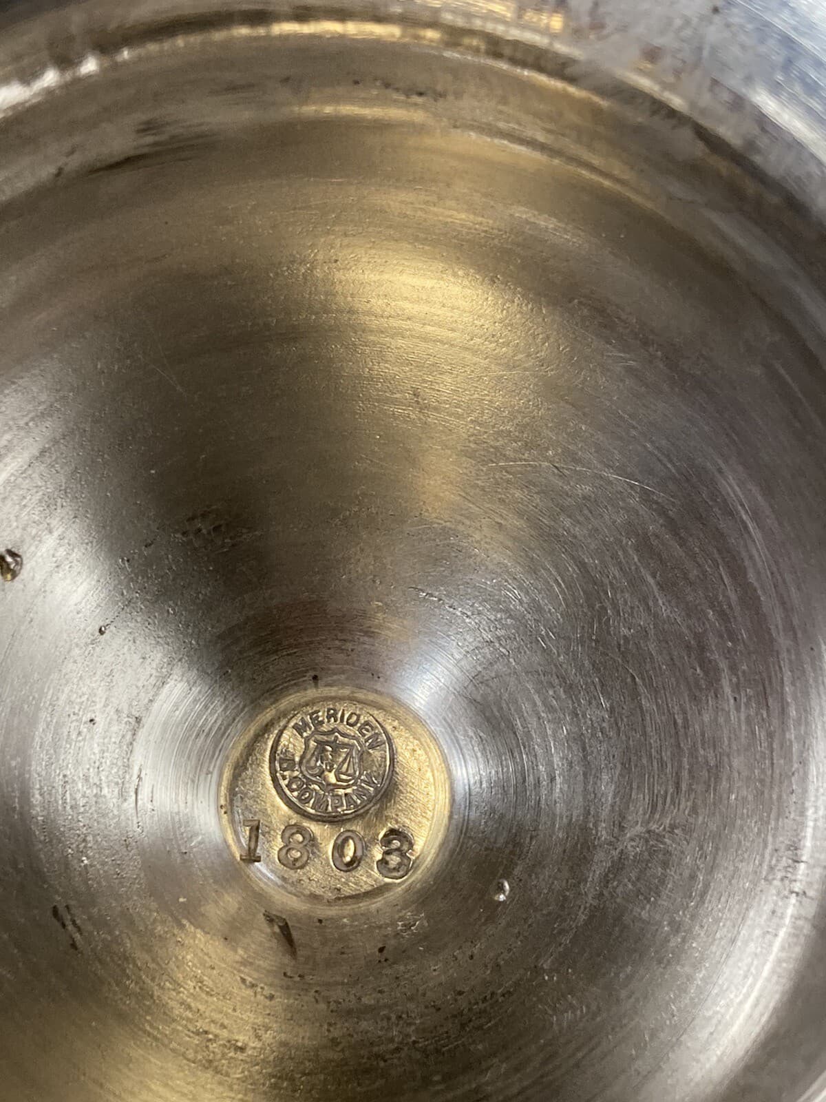 Silver Plate Compote bowl botanical & butterflies Meriden, Conn.  9.5” x  5” H 2