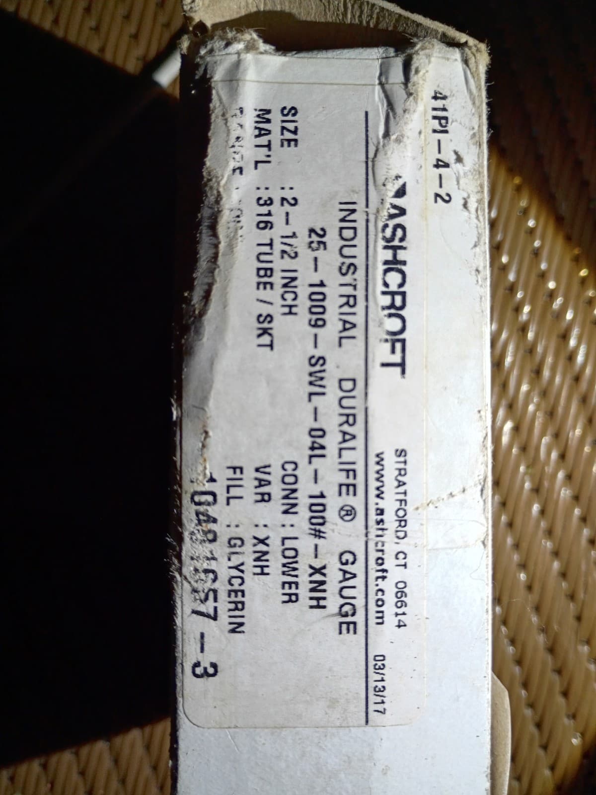 ashcroft pressure gauge 100 psi 2