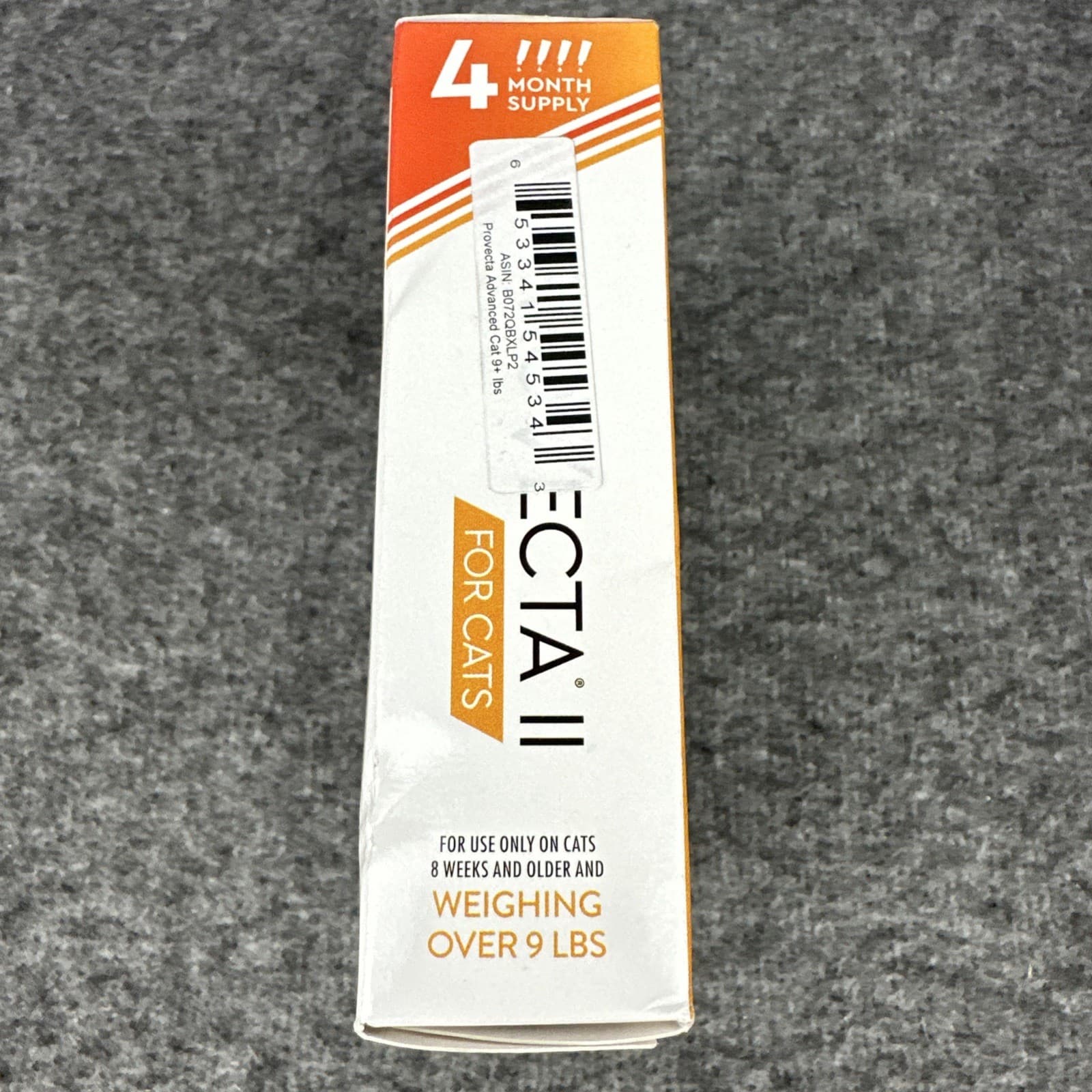 Provecta II for Cats Over 9 lbs 4 Month Supply Kills and Prevents Fleas 6