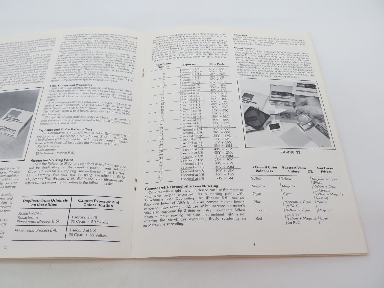 ChromaPro Professional Slide Duplicator Owner's Manual vintage photo equipment 6