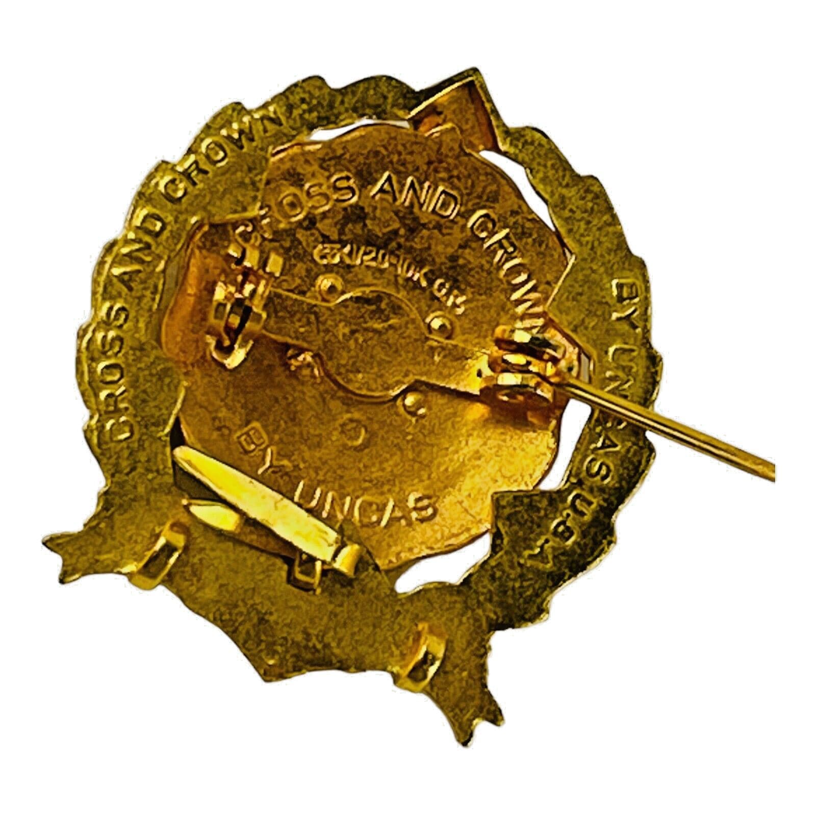 Vintage Evangelical Free Church Lapel Pin 10k Gold Plated Second Year Award 6