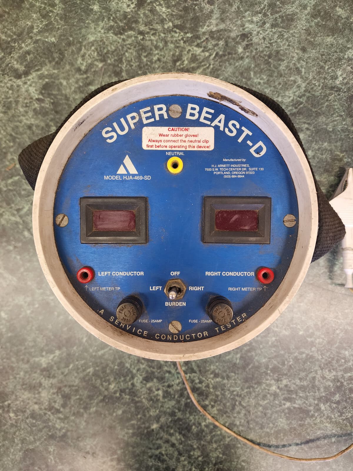 HJ Arnett Super Beast-D Service Conductor Tester HJA-469-SD 3