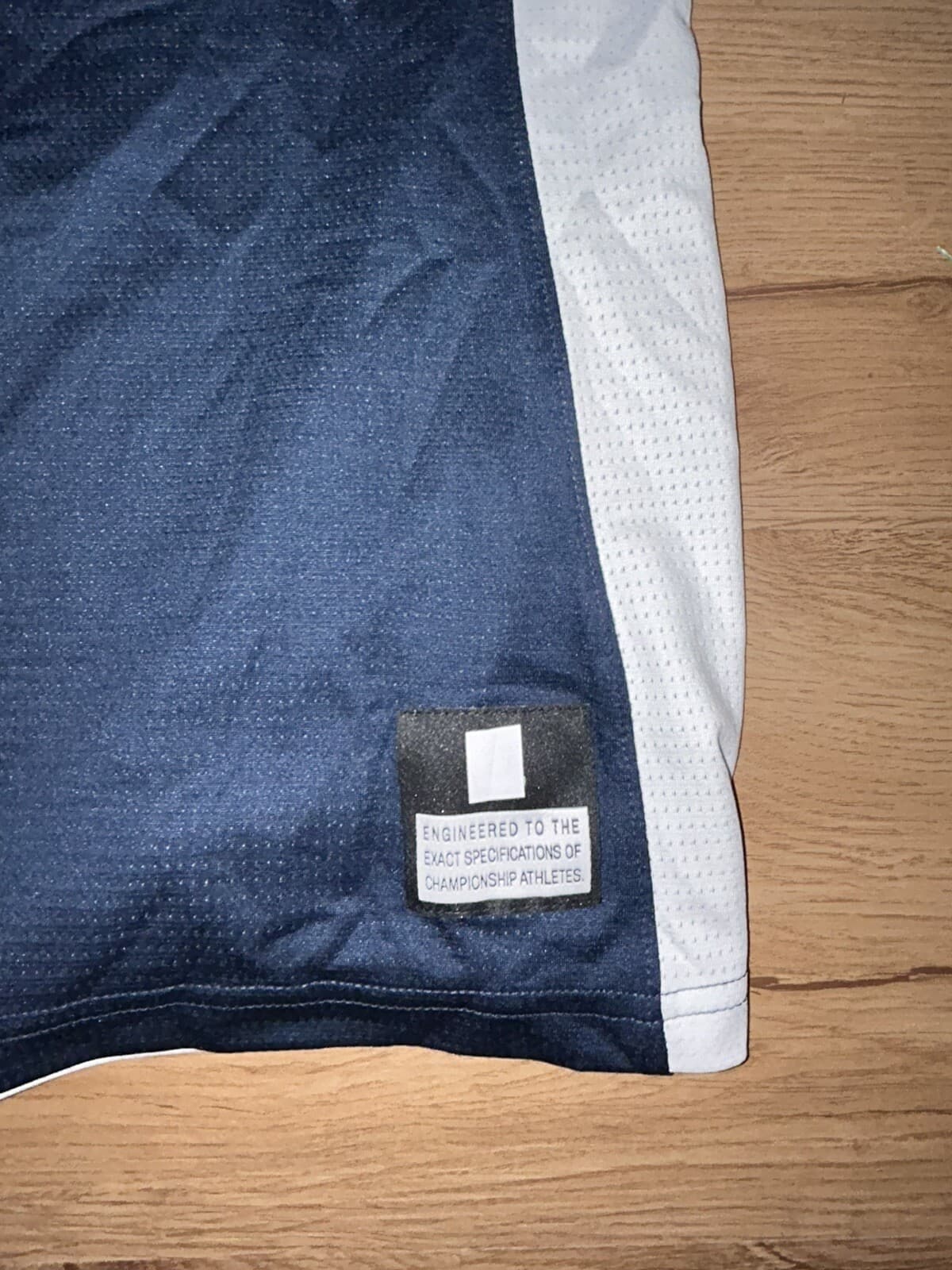 NIKE WOMENS BASKETBALL REVERSIBLE JERSEY TOP SIZE LARGE NAVY/WHITE NWOT 5