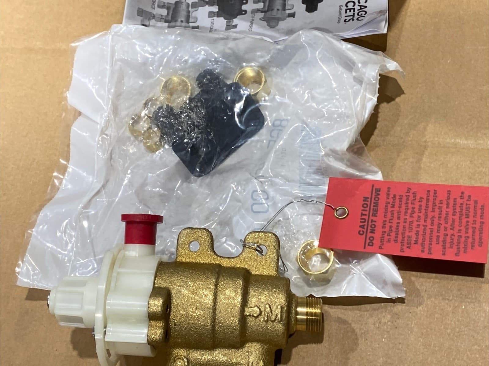 Chicago Faucet 131-Fmab Thermostatic Mixing Valve,4.6 Gpm New 4