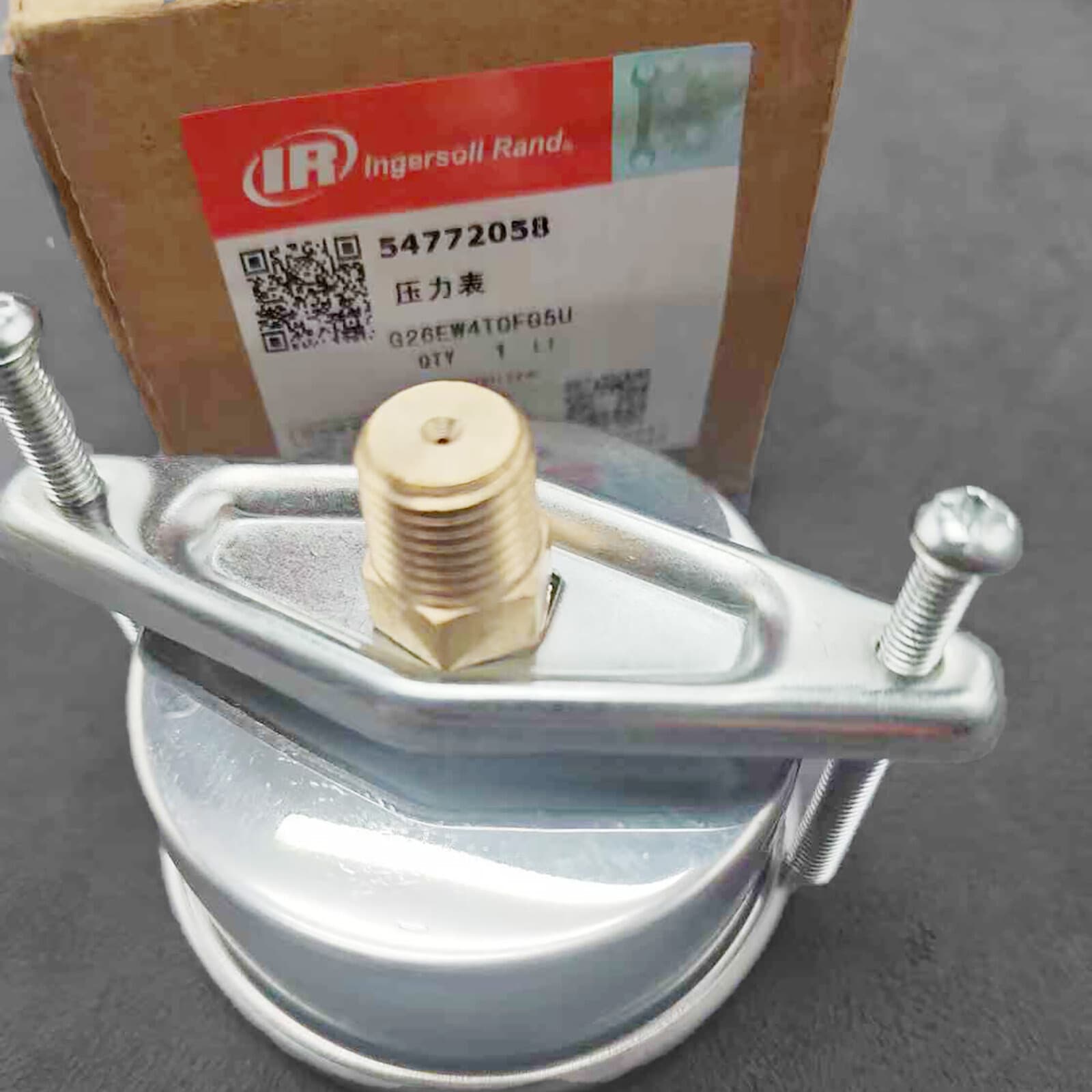 New Pressure Gauge Panel Mount IR 54772058 for INGERSOLL RAND Air Compressor 2