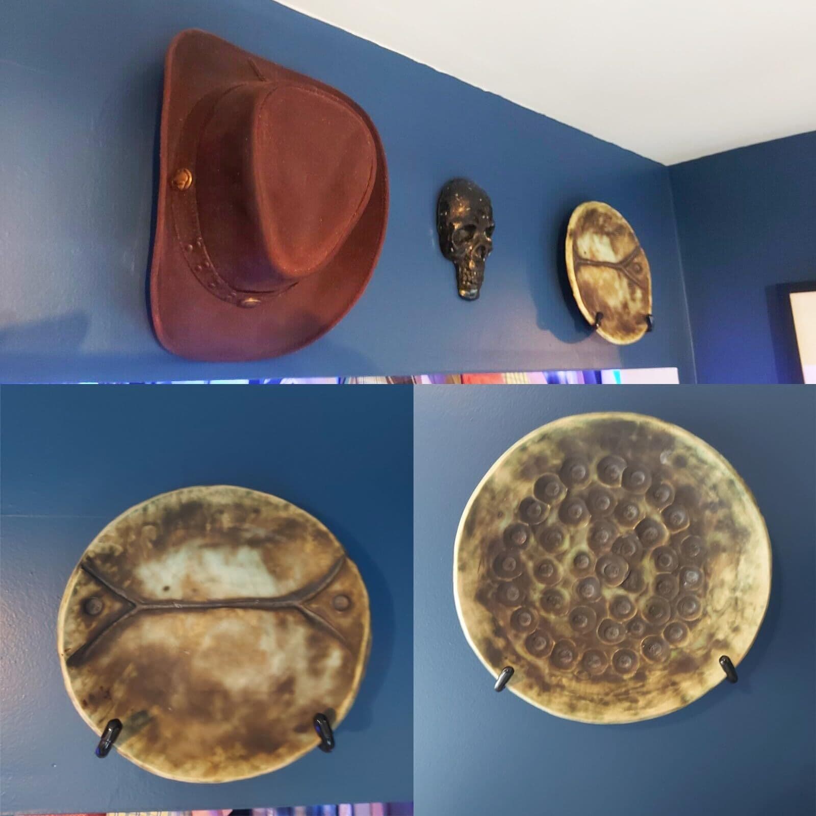 2 Pack Adjustable Plate Hangers,Wall Mount Plate Display Stands Holders 6