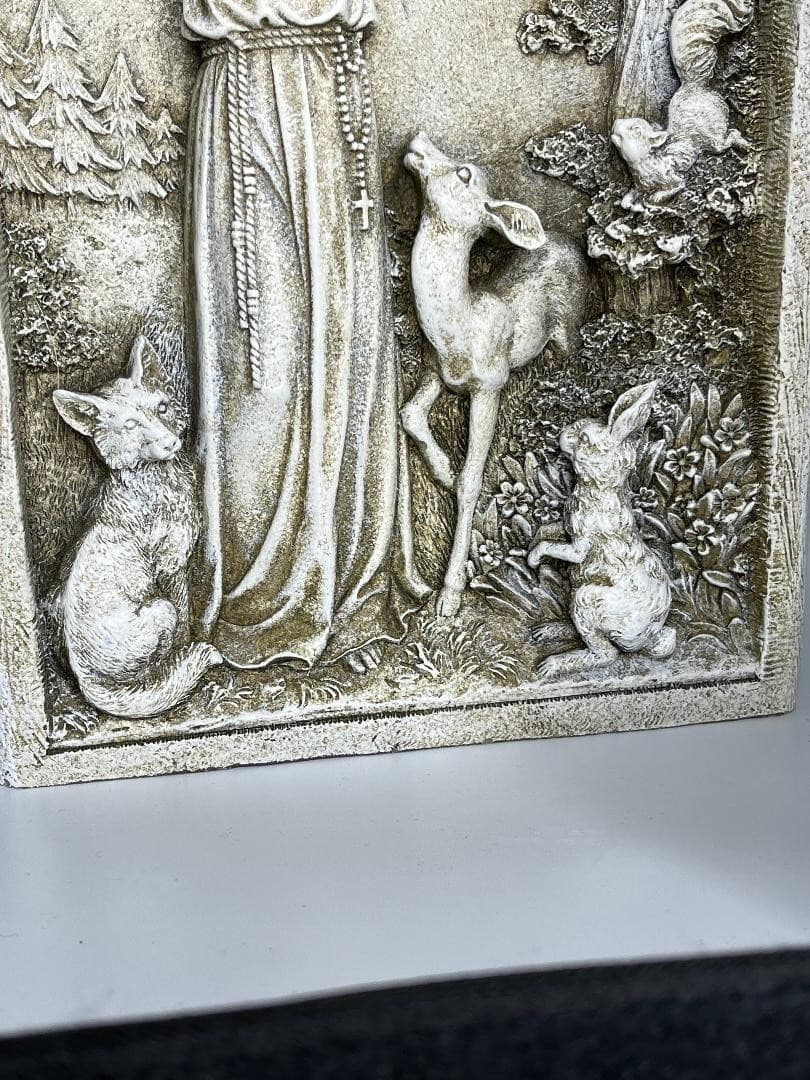 12.5" Wall Plaque St. Francis Milagros Avalon Galle Collection Indoor/Outdoor 2