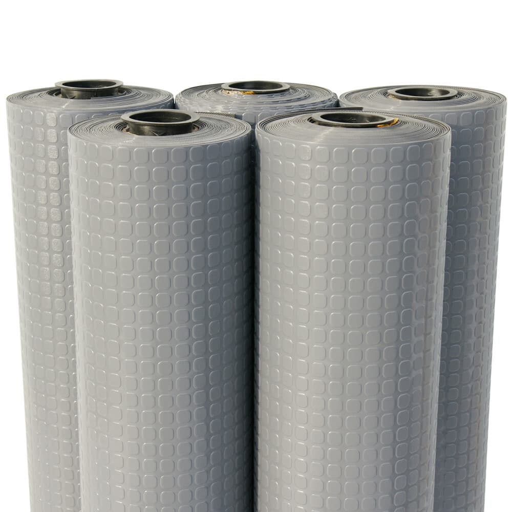 Rubber-Cal "Block-Grip" Vinyl Flooring Rolls