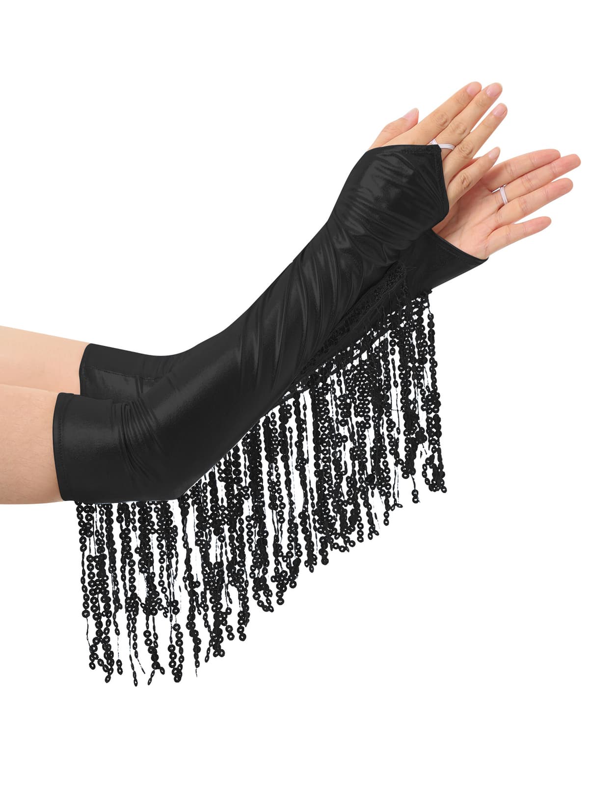 Women Bodysuit Glitter Leotard Rhythmic Gymnastics Dance Outfit Sequins Jazz 2