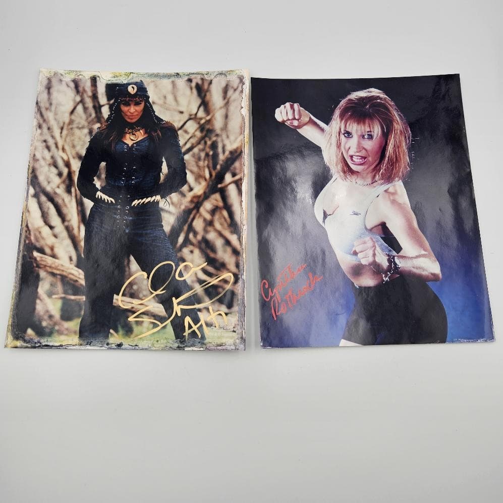 Xena Warrior Princess & Hercules Signed Collectors Lot Trading & Postcards READ 6