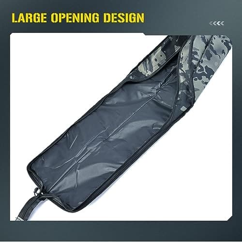 Portable Folding Fishing Pole Bag 3.94ft/4.59ft/5.25ft Big(160cm/5.25ft) 5