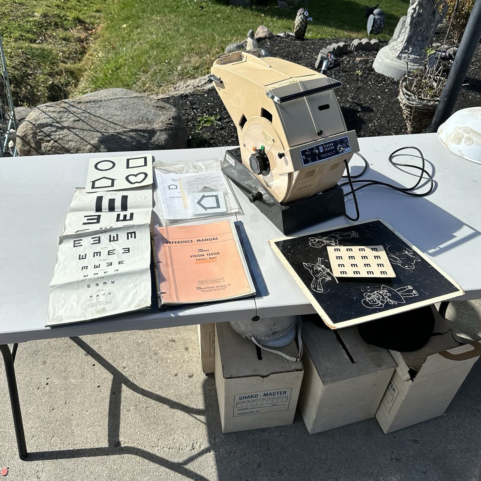 Titmus Optical Vision Tester OV-7M Tested for power only Snellen Eye Chart