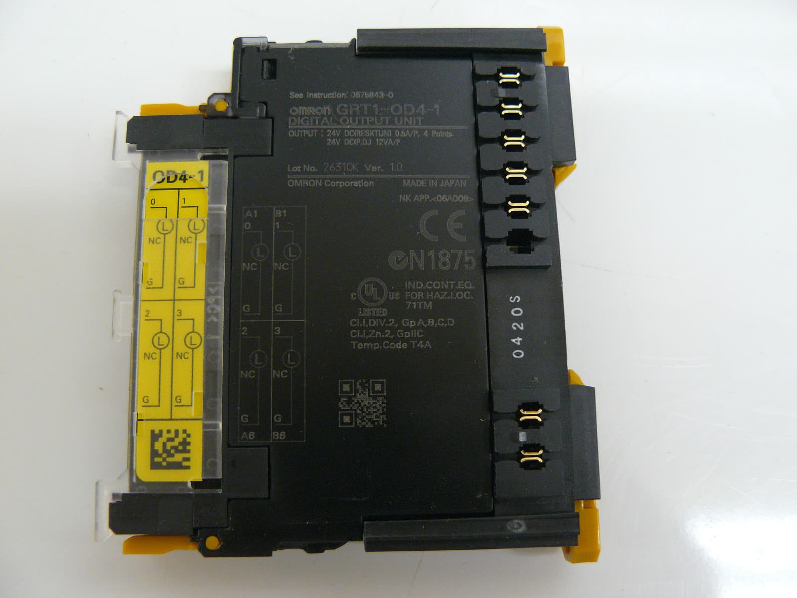 OMRON GRT1-OD4-1 DIGITAL OUTPUT UNIT NEW