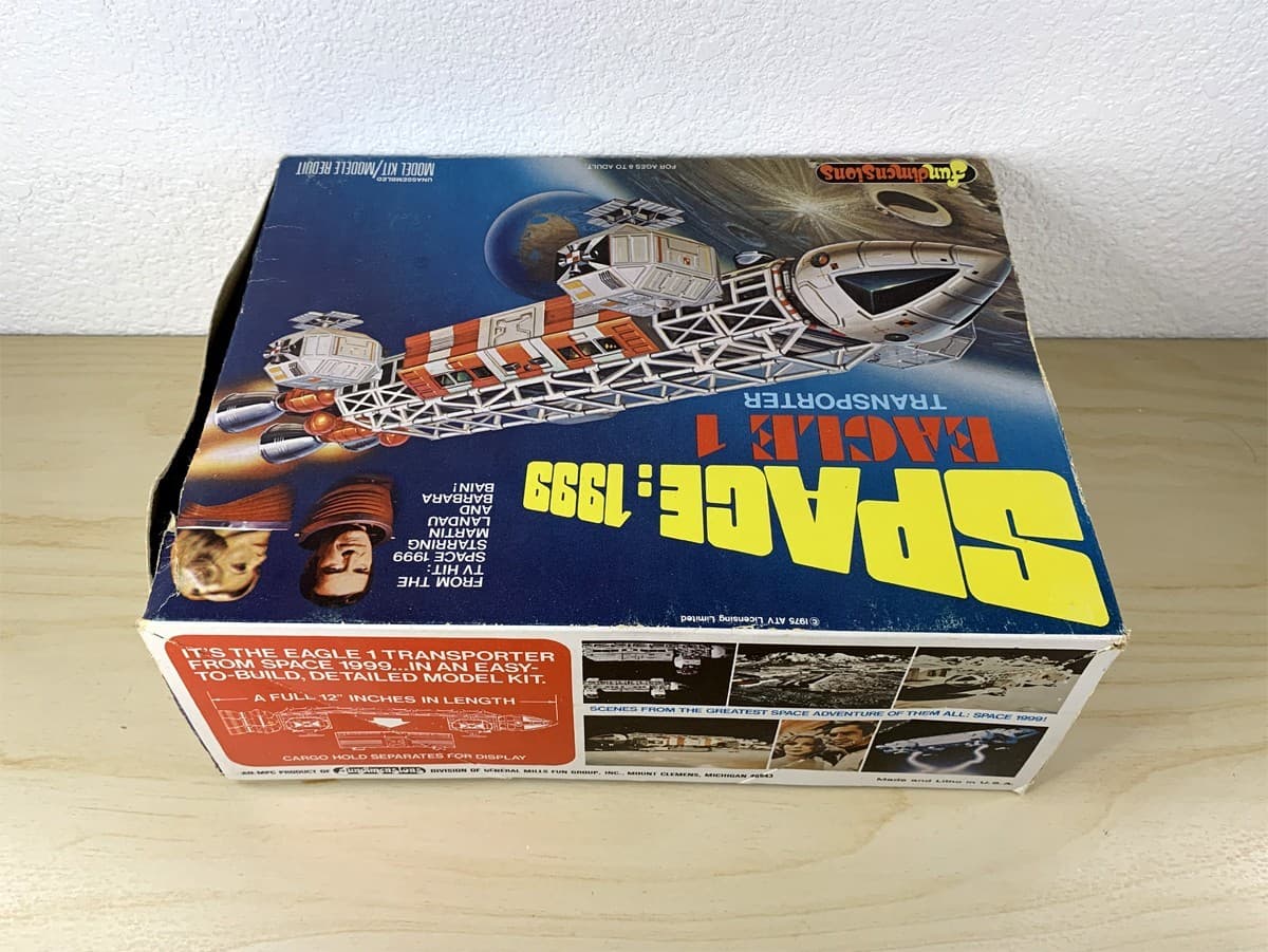SPACE 1999 Fun Dimensions Eagle 1 Transporter (Box cut off, Decal misprinted) 3