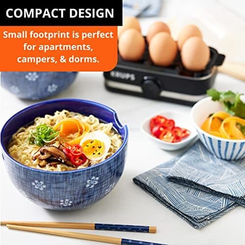 KRUPS: Simply Electric Plastic and Stainless Steel Egg Cooker  Assorted Sizes  4