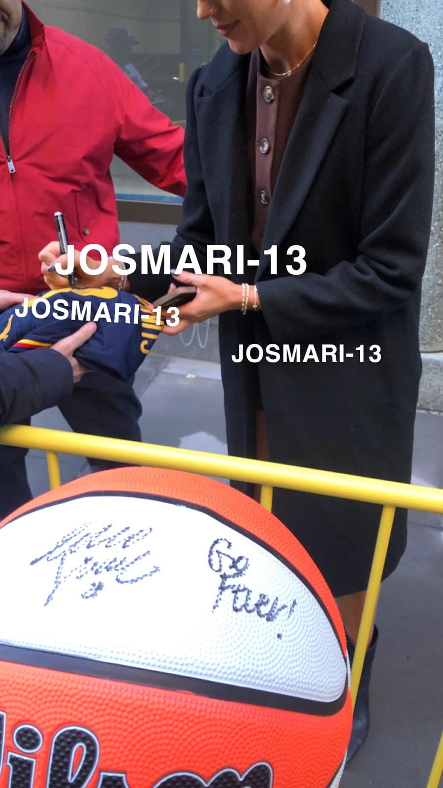 Sophie Cunningham Signed Autographed WNBA Replica Basketball ‘Go Fever!’ PROOF 6