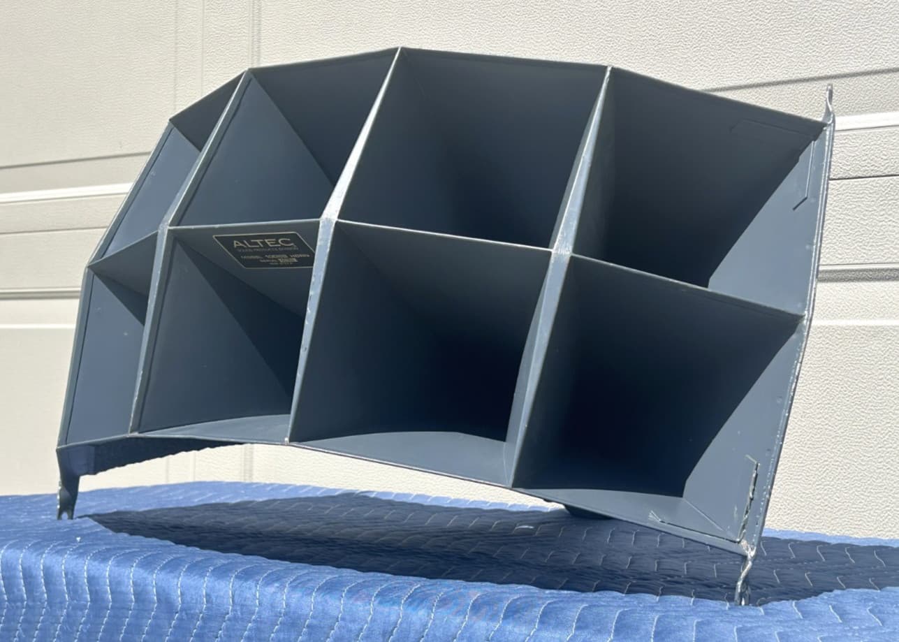 SINGLE Altec Lansing 1005B VOTT Multicellular Horn w/ 30210 Throat - VERY CLEAN! 2