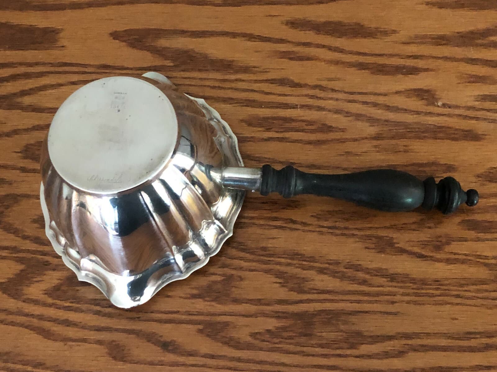 Antique Large Gorham Sterling Silver Gravy Ladle Chippendale Sauce Boat Monogram 4