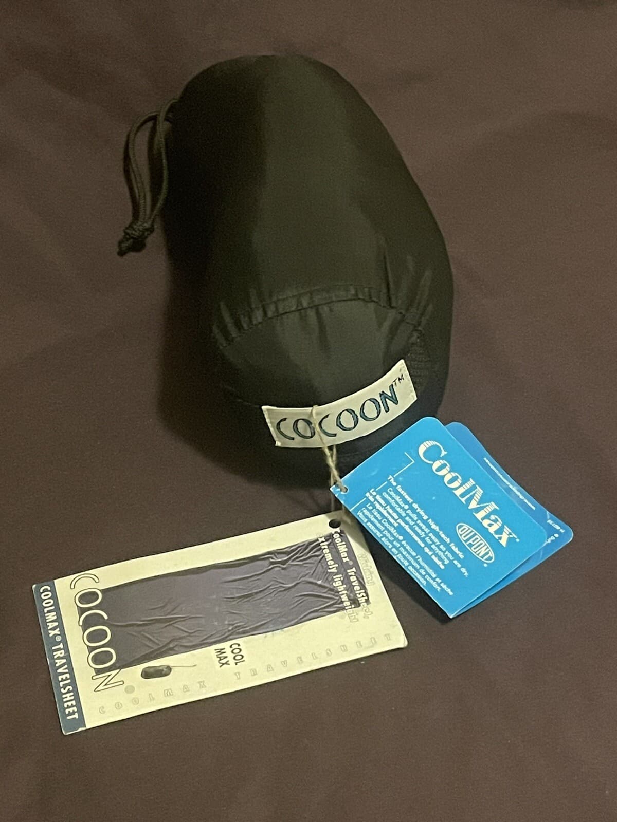 Cocoon | CoolMax TravelSheet | BlueMax CMT35 | 86 x 33" | 10.8 oz {NEW w/ TAGS}