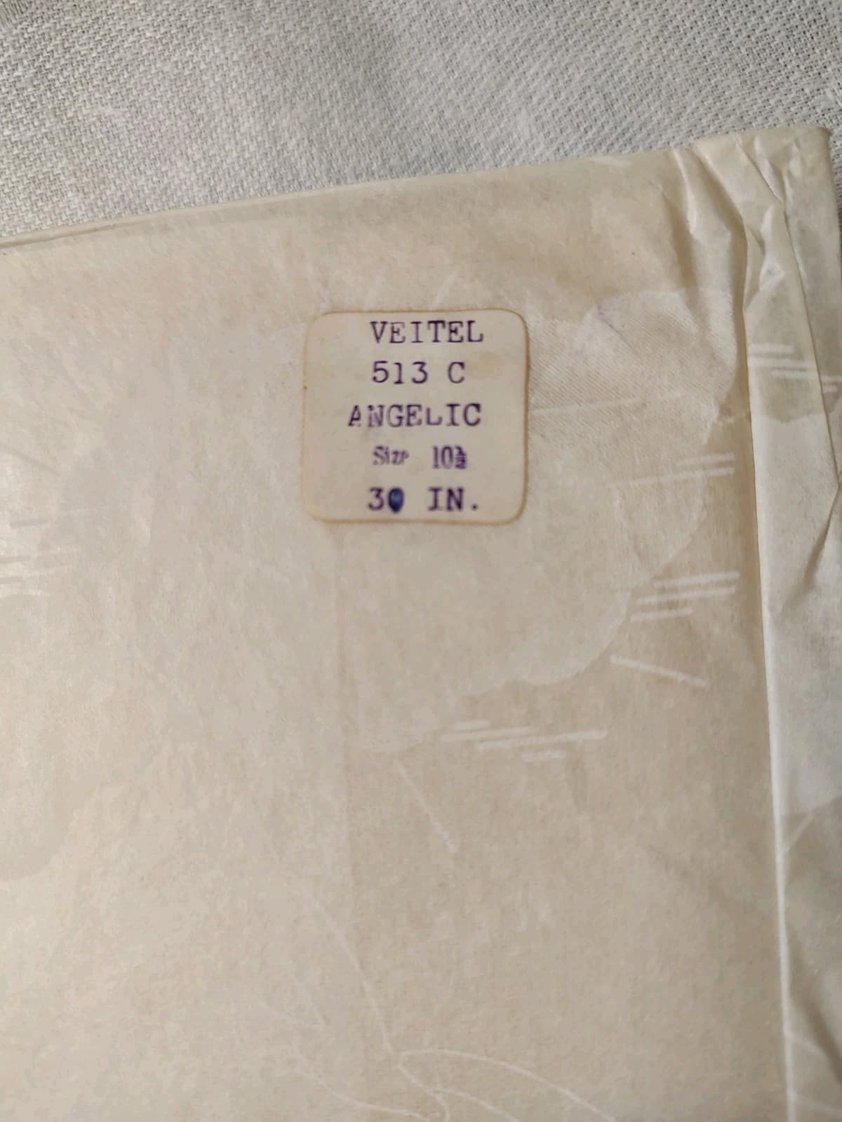 1940s VEITEL Cuban Heel Back Seam Stockings "Angelic" 4 Pair Sz 10 1/2 L30" NOS 6