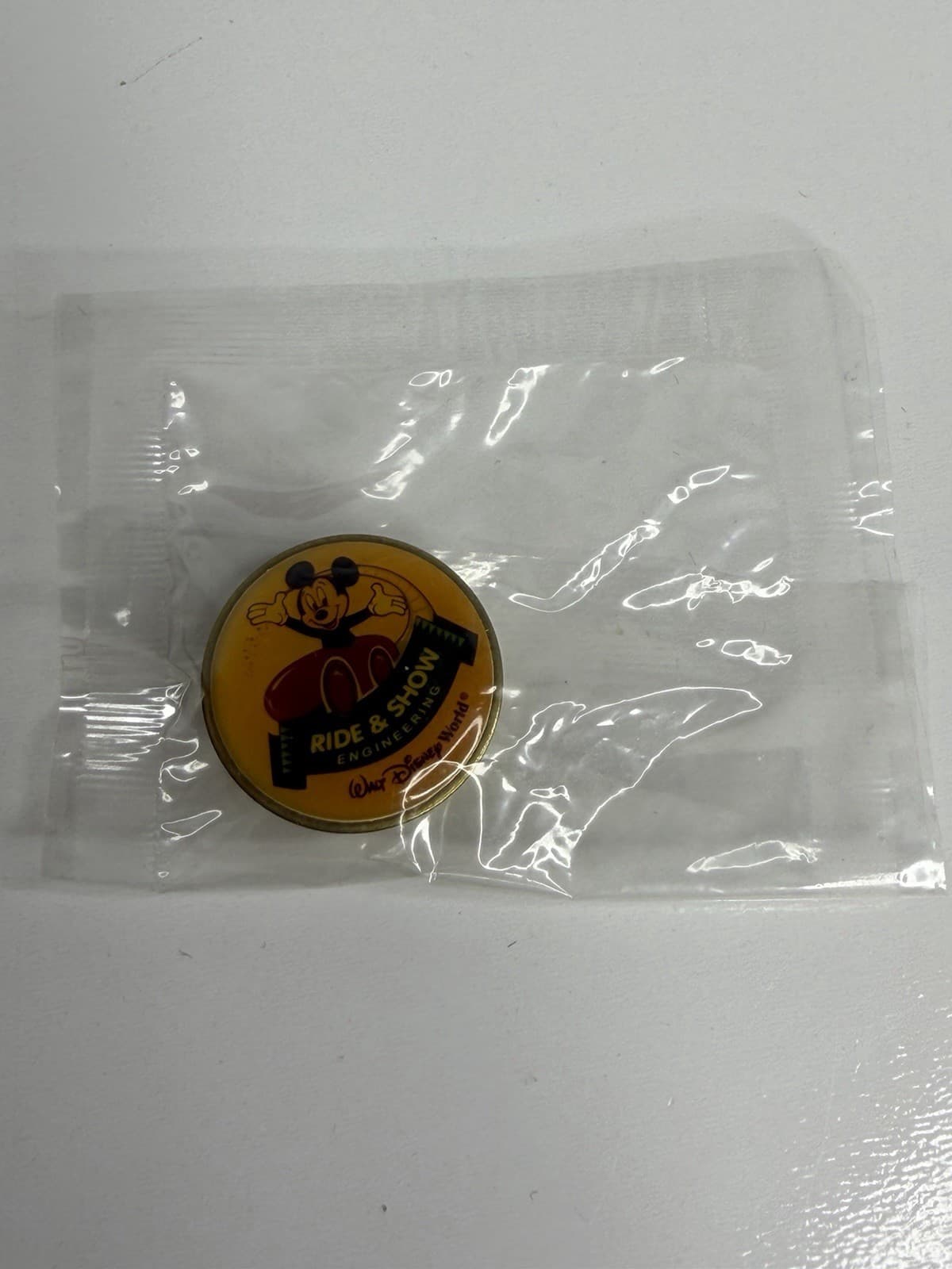 Vintage Walt Disney World Mickey Mouse Pin Ride and Show ENGINEERING sealed 2