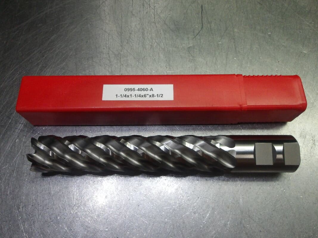Minicut 1.25" 6 Flute HSSCO CR Roughing Endmill 1.25 Shank 0995-4060-A (LOC2588A