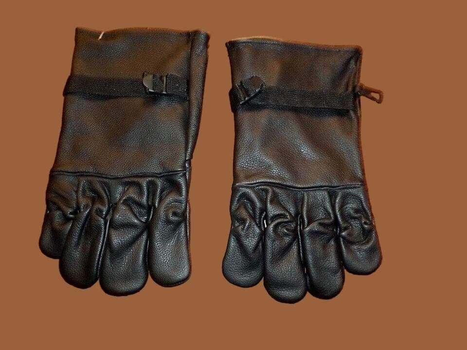 U.S MILITARY STYLE D-3A LEATHER GLOVES COLD WEATHER SIZE 6 X- LARGE W/LINER 5
