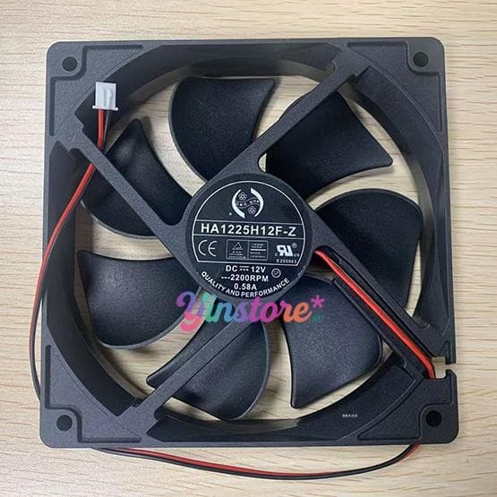 1PCS New HA1225H12F-Z Cooling Fan 12025 DC12V 2200RPM 0.58A 12CM 2Pin