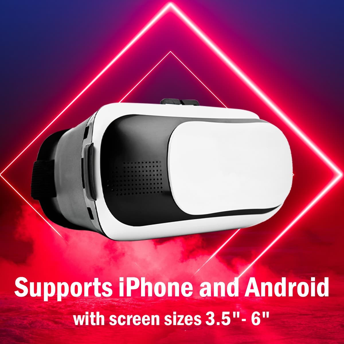 Smartphone VR Viewer for 3.5"- 6" Android & iPhones with audio ports (Deco Gear) 4