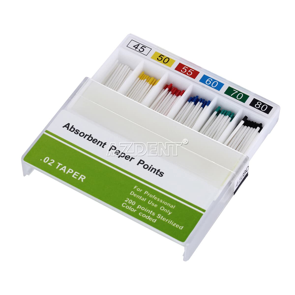 AZDENT Dental Gutta Percha Points/Absorbent Paper Points Endodontic Root Canal 5