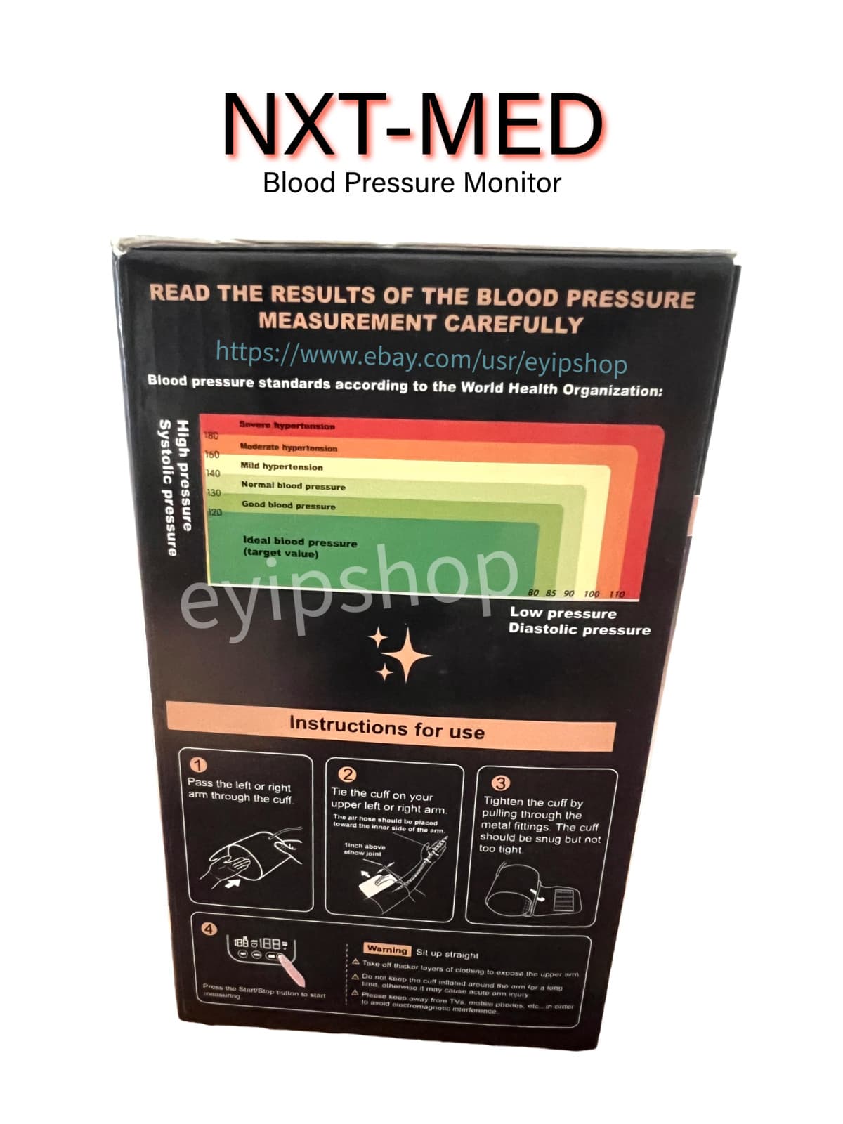 Blood pressure monitor Upper arm, Automatic Digital upper arm Blood pressure mon 3