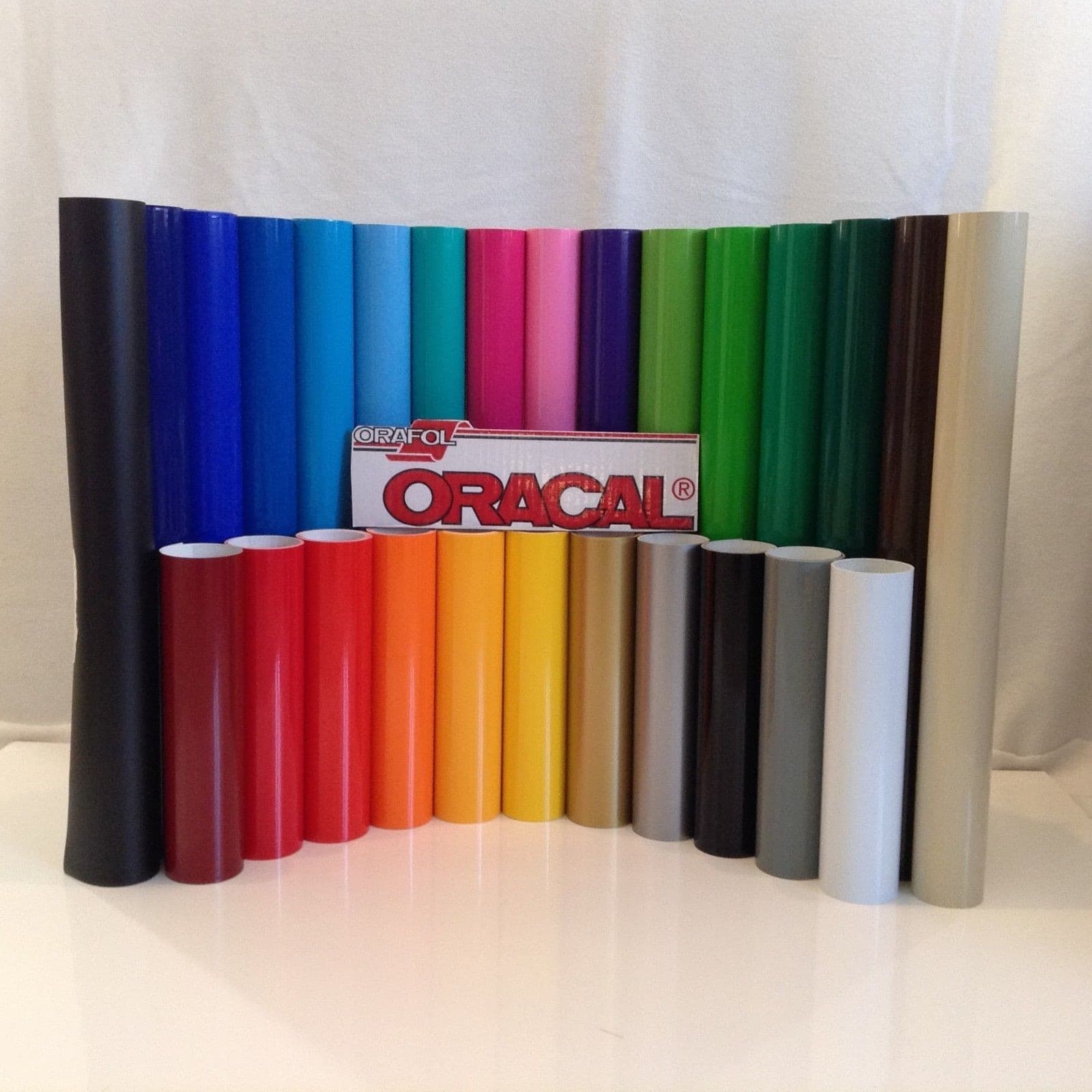 12" Oracal 651  Adhesive Vinyl (Craft hobby/sign maker/cutter), 17 Rolls@ 5' Ea. 3