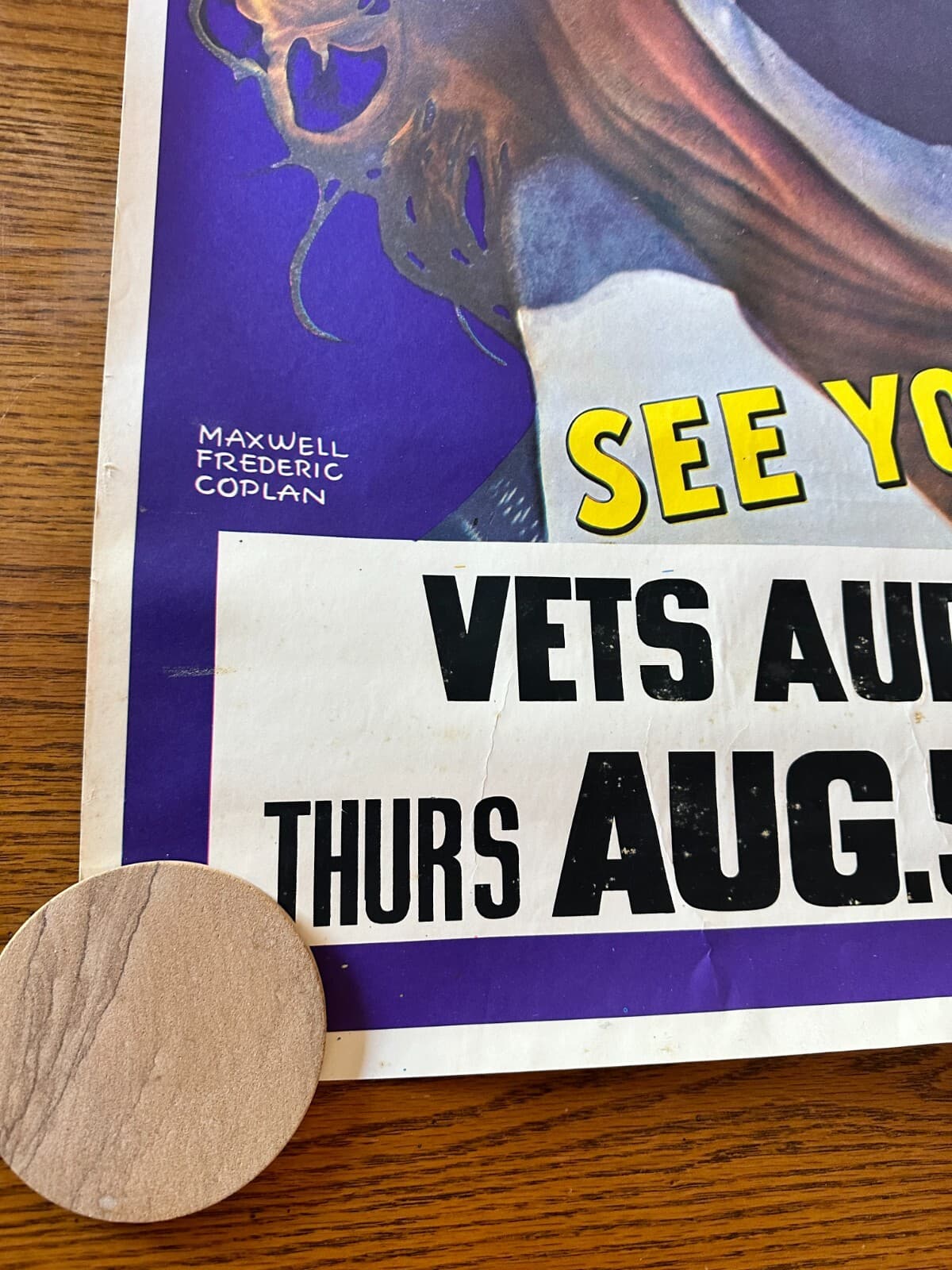 1969 Ringling Bros Barnum Bailey Circus Poster LARGE 42.5" x 27" ORIGINAL! 3