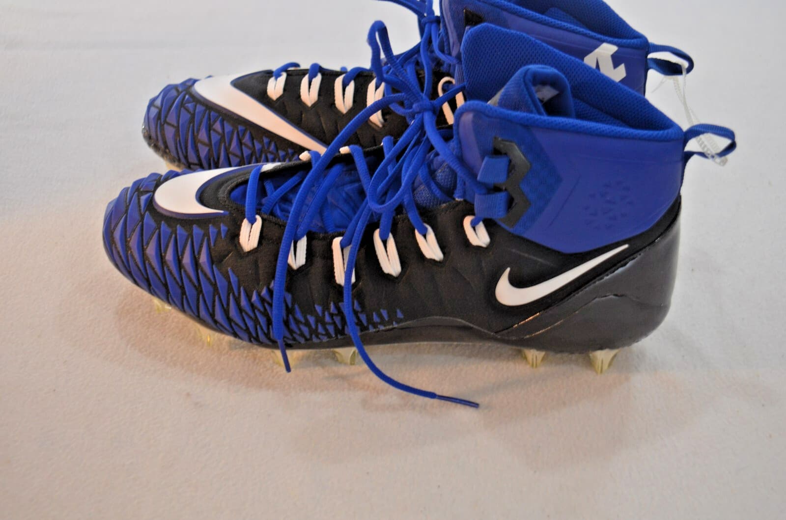 Nike Force Savage Men Cleats Size 16 AJ6605-009 Blue Black And White New 3