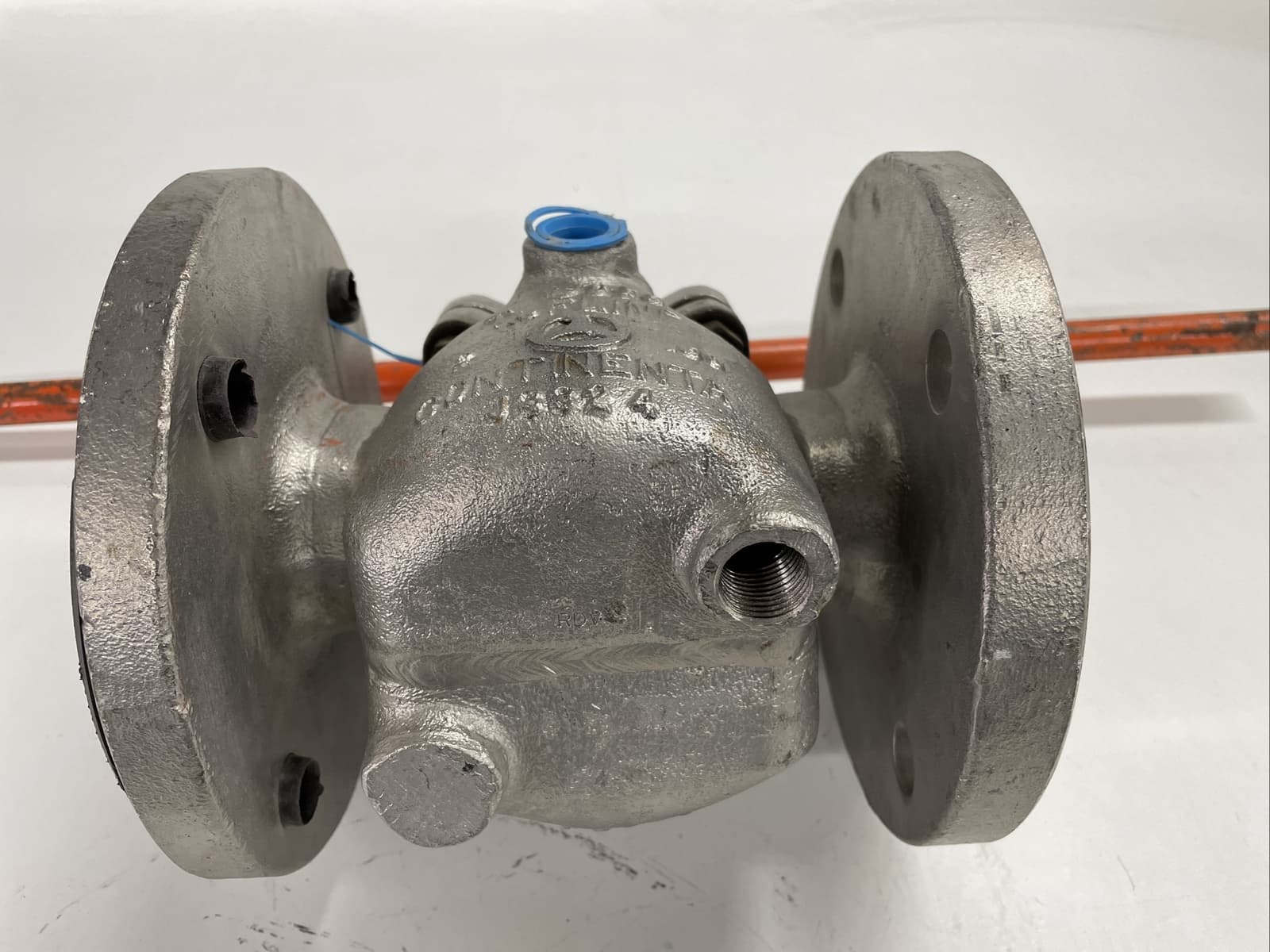 TUFLINE 067FJ Stainless Fully Jacketed Sleeved Plug Valve 3"x2”x3" Flanged CL150 5