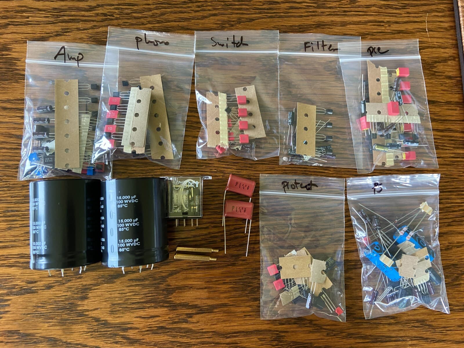 Pioneer SA-9100 Complete Rebuild Kit High-Quality Amplifier Recap Transistors