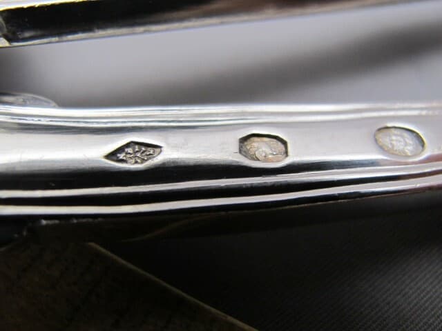 Pair NAPLOEONIC French THREAD Pattern PLATTER SPOONS-F-D NAUDIN 1797-1803 6