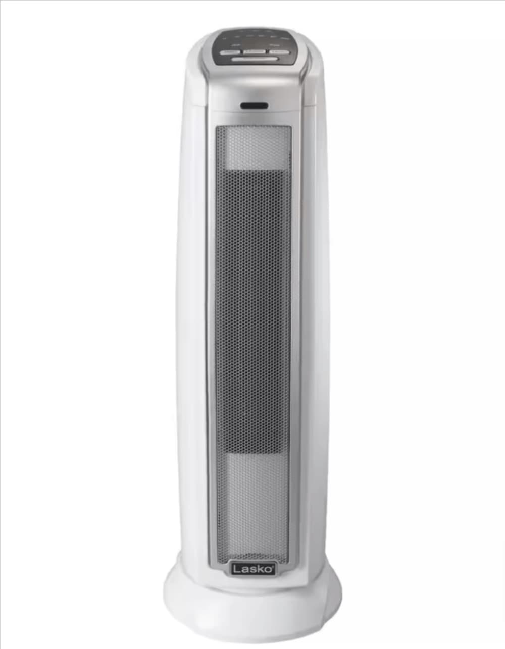 Lasko 5775 Tower 23 in. 1500-Watt Electric Ceramic Oscillating Space Heater Whit