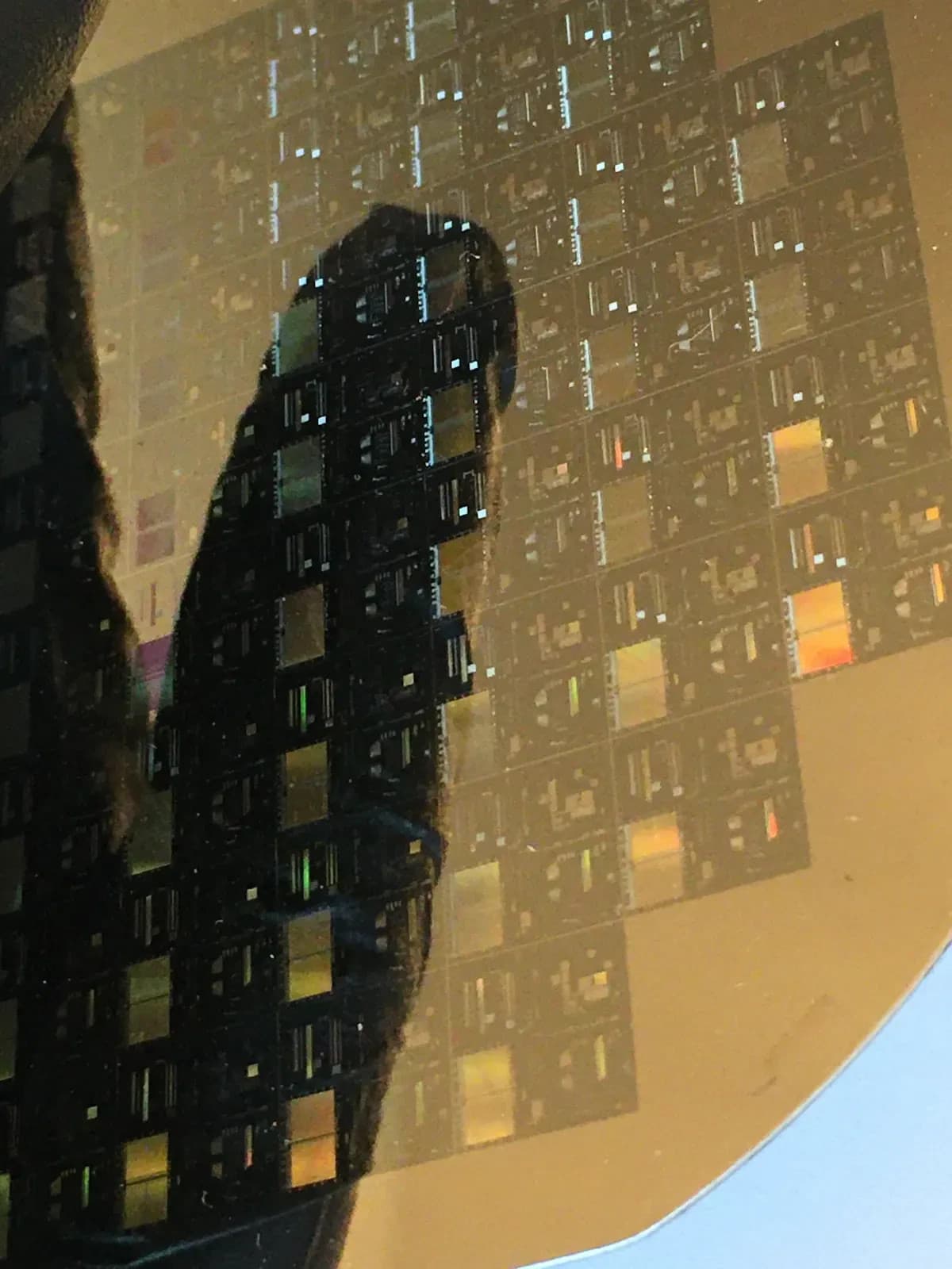 4" Unknown SIL1 Silicon Wafer 1980s Extremely Rare Vintage CPU Chip 3