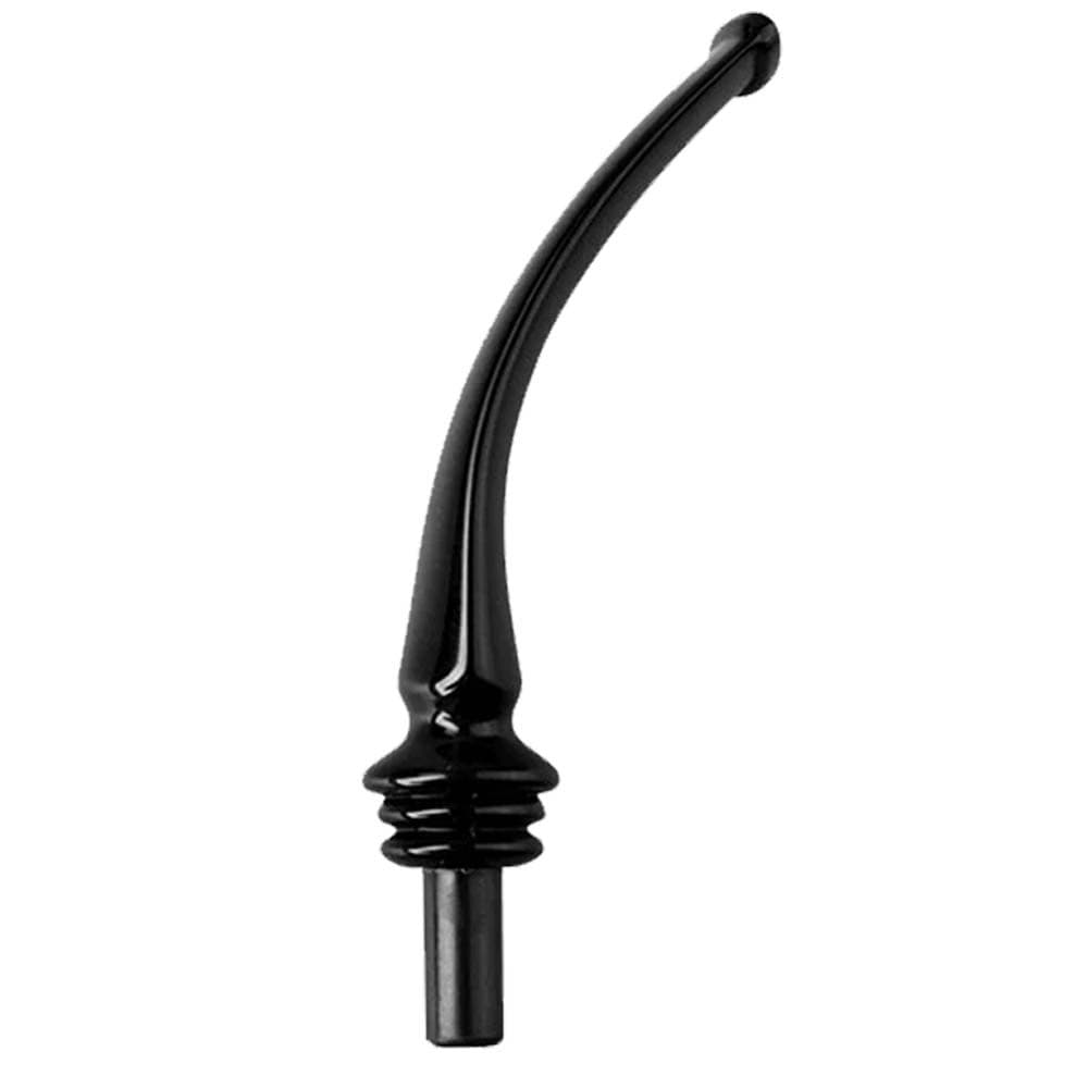 1X Bent Curved Pipe Stem Acrylic Stem Mouthpiece Replacement For Tobacco Pipe