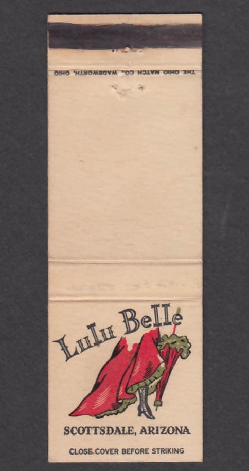 Lulu Belle Scottsdale AZ matchcover
