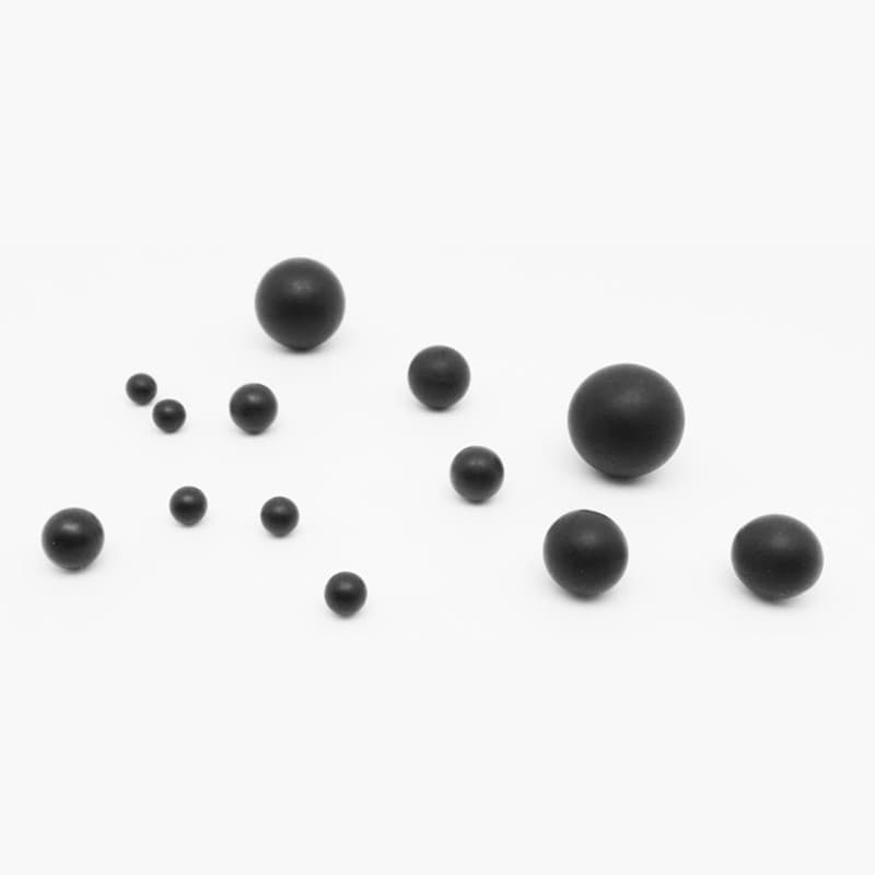 Black Nitrile Rubber Balls NBR Solid Ball Oil Resistant Fuel Petrol 4mm ~ 12.7mm 5