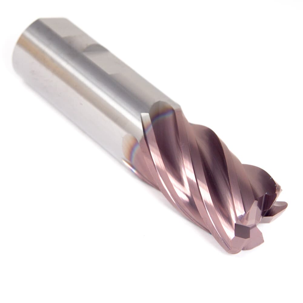 KYOCERA Carbide Corner Radius Roughing End Mill 1" 5FL Ti-NAMITE-M 0.120" Rad...