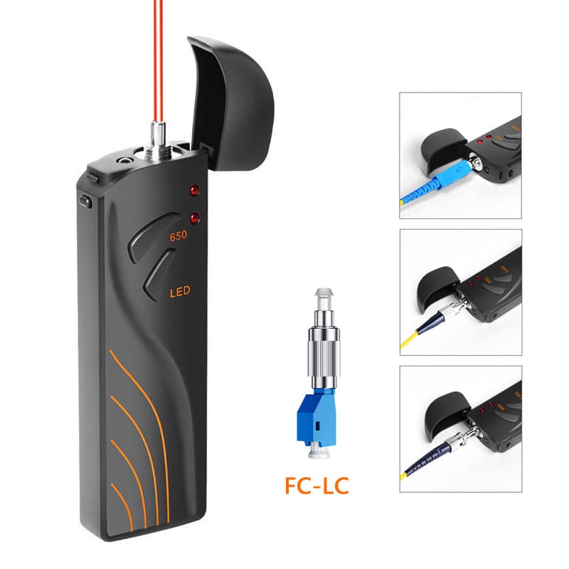 5KM Visual Fault Locator 5KM-VFL FTTH Fiber Optic Testing Pen Red Light Source
