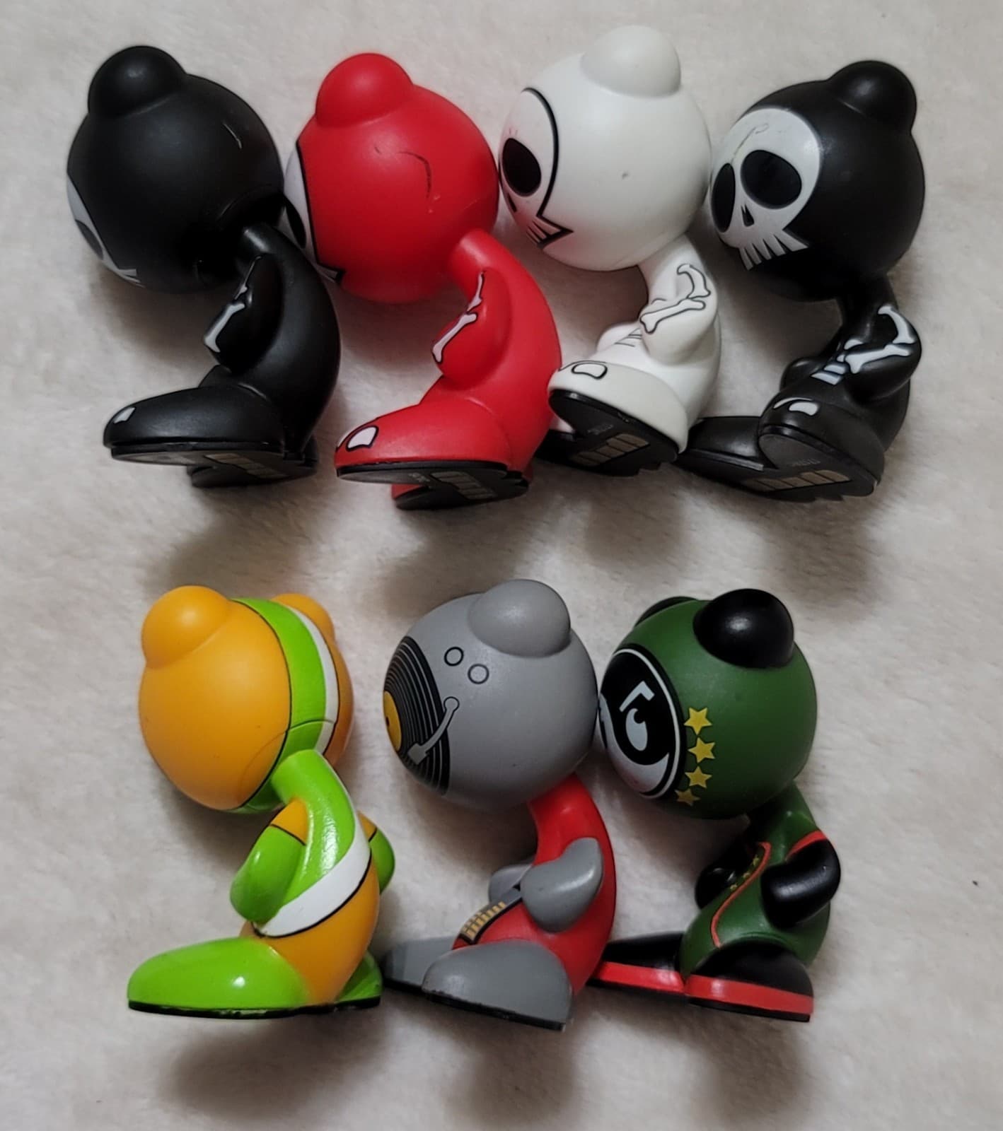 Rare UB Funkeys Radica Mattel Bones Black, Red, White, Very Rare & others LOT 7 5