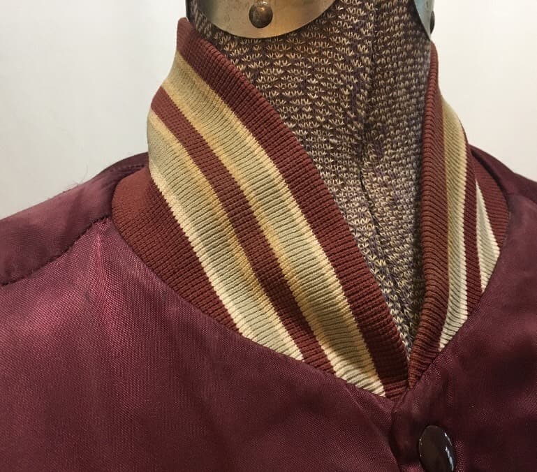 Softball Dugout Jacket Maroon Wendy Patches Pins Thermal Services Thunderbird XL 4