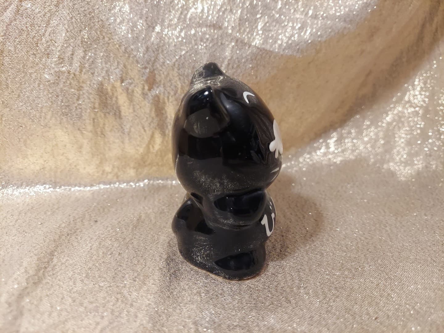 Vintage 60s 70s Tokai Japanese Black Cat Piggy Bank, "Bikku", Surprise, Octopus 4