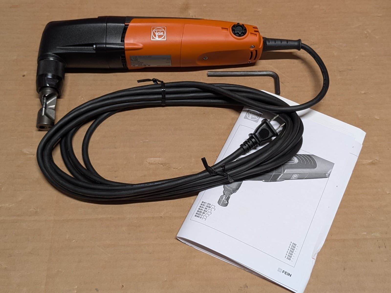 Fein Universal Nibbler for Corrugated Sheet Metals - 22-Gauge