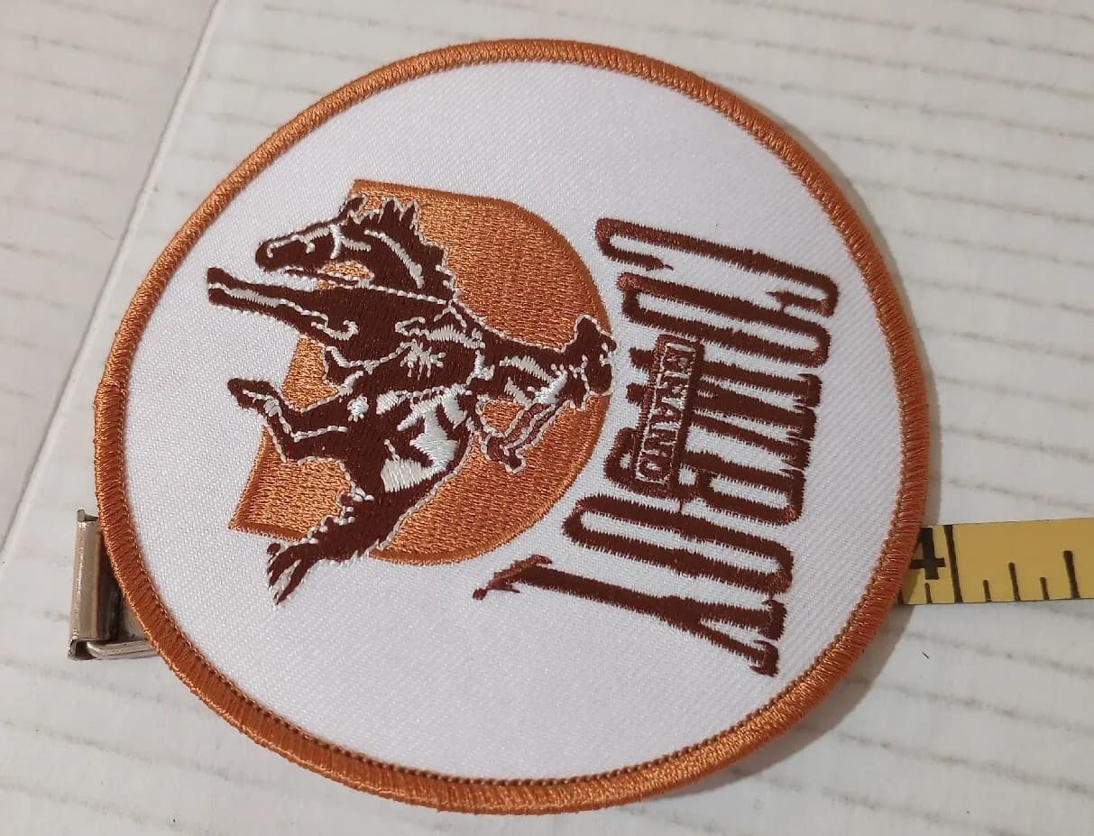 Cowboy Brand Charcoal Badge Patch 4" 2