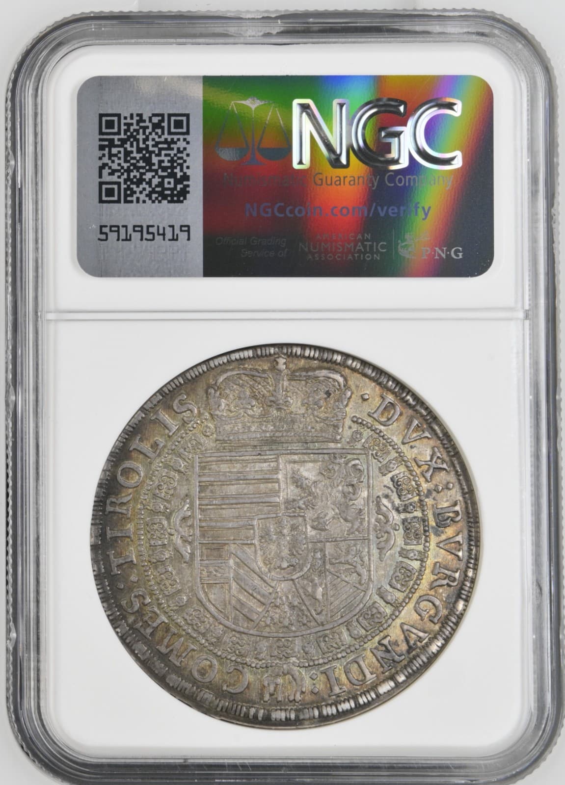1632 Austria Hall Thaler Silver NGC AU58 Very Well Struck Beauty w/ HD Vid 2